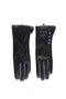 Women Leather Gloves | Grey/Black